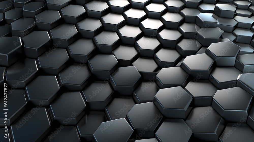 Abstract light gray hexagonal background. AI generated.
Abstract light gray hexagonal background. AI generated.