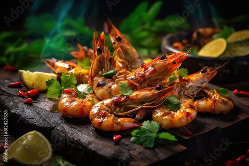 Grilled River Prawns: Succulent Seafood Delights for Food Lovers