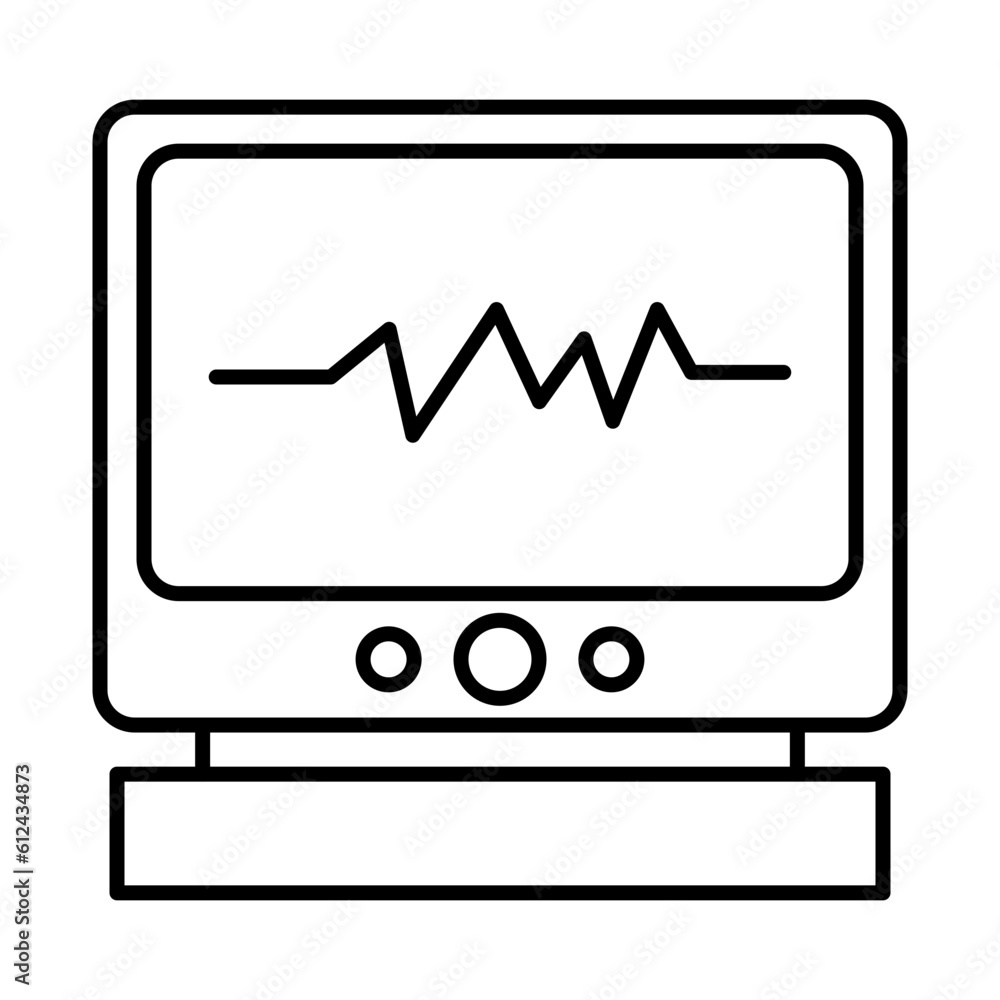 Heart Monitoring Icon Design Heart Monitoring Icon Design