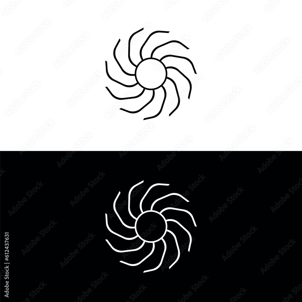 Circle vector logo template illustration