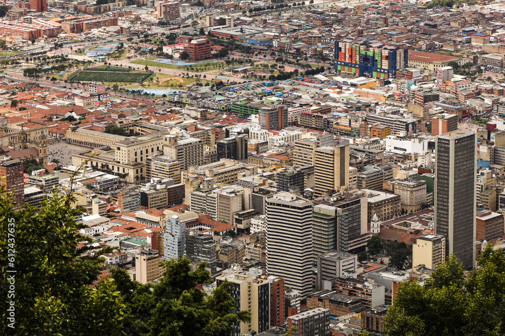 Fototapeta premium view of Bogota