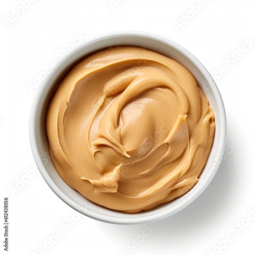 Bowl of Creamy Peanut Butte...