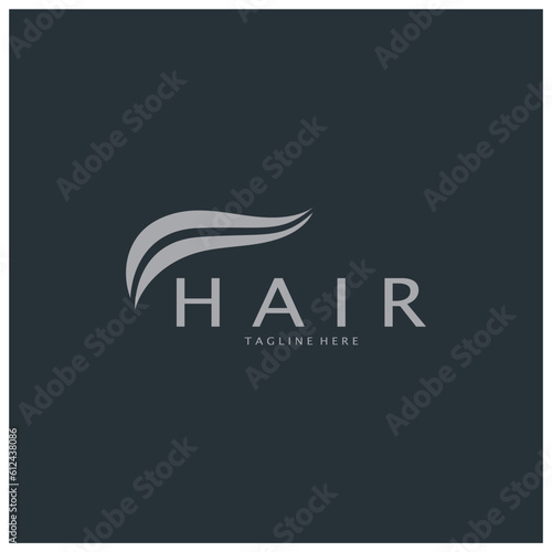 Hair treatment logo hair transplantation logo,removal logo vector image design illustration