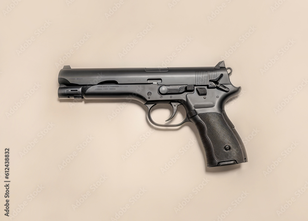 gun, pistol isolated gun, pistol isolated