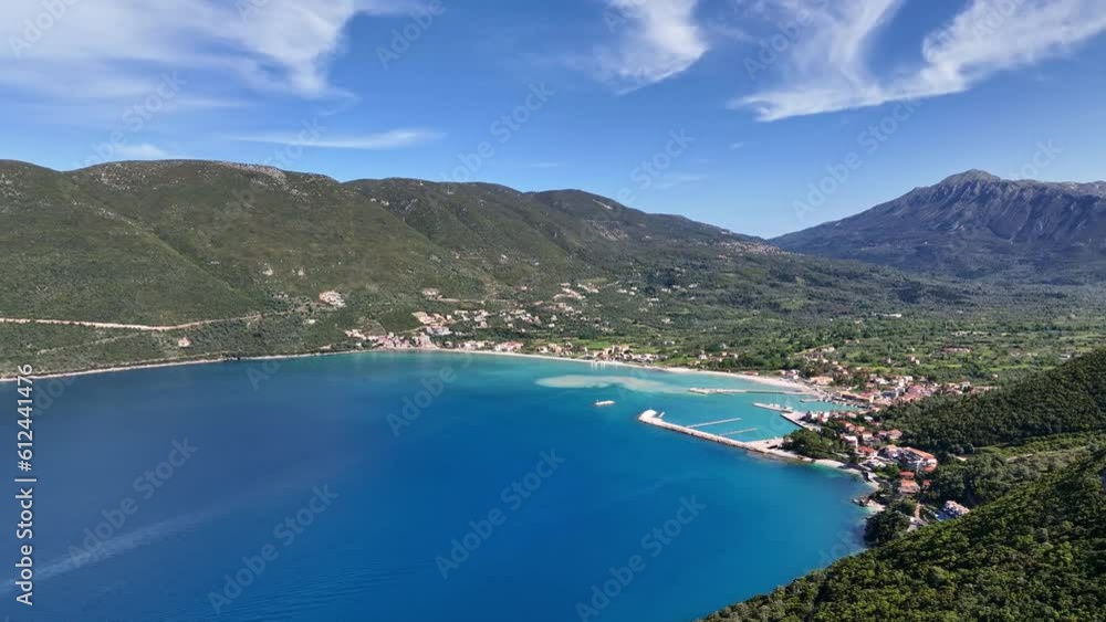 Vasiliki Beach on the island of Lefkada in Greece Vasiliki Beach on the island of Lefkada in Greece