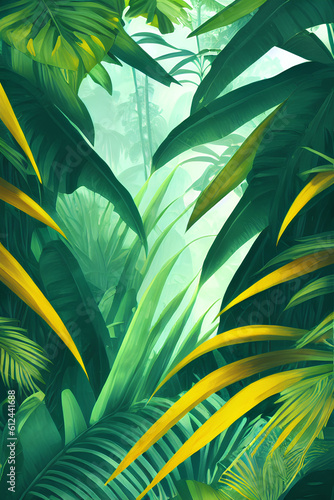 palm leaf background © Nils