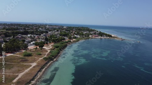 Wallpaper Mural Aerial view of a beautiful beach and islands during summer Torontodigital.ca