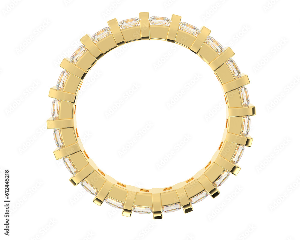Jewelry on transparent background. 3d rendering - illustration Jewelry on transparent background. 3d rendering - illustration
