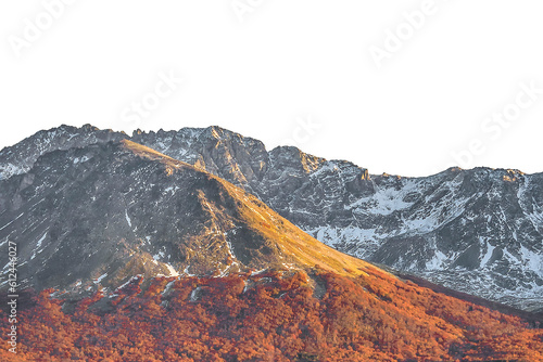 Andes range mountains isolated landscape © danflcreativo
