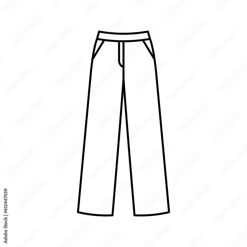 Long Pants Icon For Logo And More Long Pants Icon For Logo And More