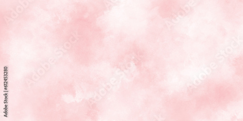 beautiful decorative and lovely Soft Pink grunge watercolor texture with high resolution and cloudy stains used as wallpaper, cover, presentation, decoration, card, banner and design.