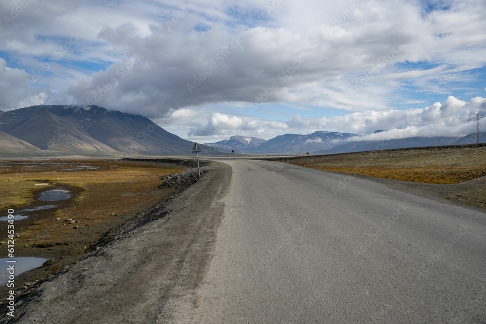 Beautiful arctic landscape in Svalbard, Norway Beautiful arctic landscape in Svalbard, Norway
