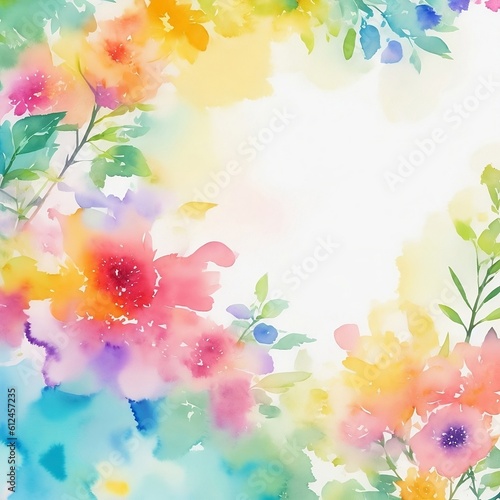 abstract flowers background