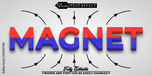 Magnet Editable Text Effect Template