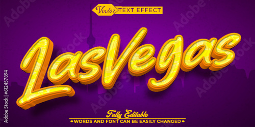Casino Las Vegas Editable Text Effect Template