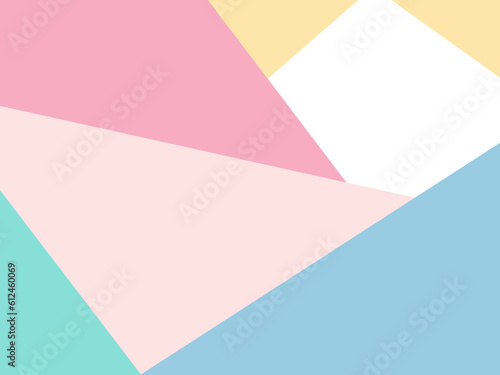 Colorful pastel color wallpaper vector with green yellow pink blue