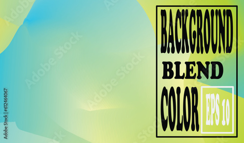Vector background with green blend colors with copyspace