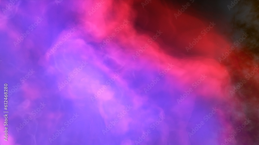 Nebula in space 3d render Nebula in space 3d render