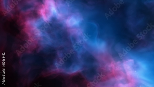 nebula gas cloud in deep outer space, science fiction illustration, colorful space background with stars 3d render  © ANDREI
