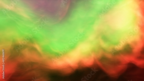 nebula gas cloud in deep outer space, science fiction illustration, colorful space background with stars 3d render 