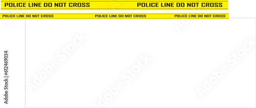  Police stripe Vector illustration. Do Not Cross Red and white Barricade. 