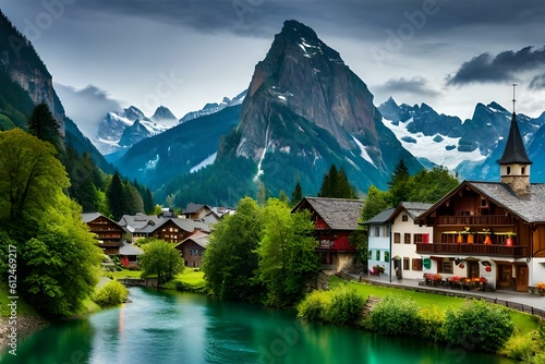 Charming Swiss Villages: Explore the idyllic Swiss villages with their traditional chalet-style architecture, colorful flower displays, and charming cobblestone streets