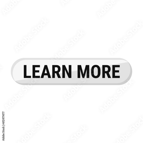 Learn More Button In White Color And Rounded Rectangle Shape For Information
