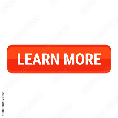 Learn More Button In Orange Duo Color And Rectangle Shape For Information

