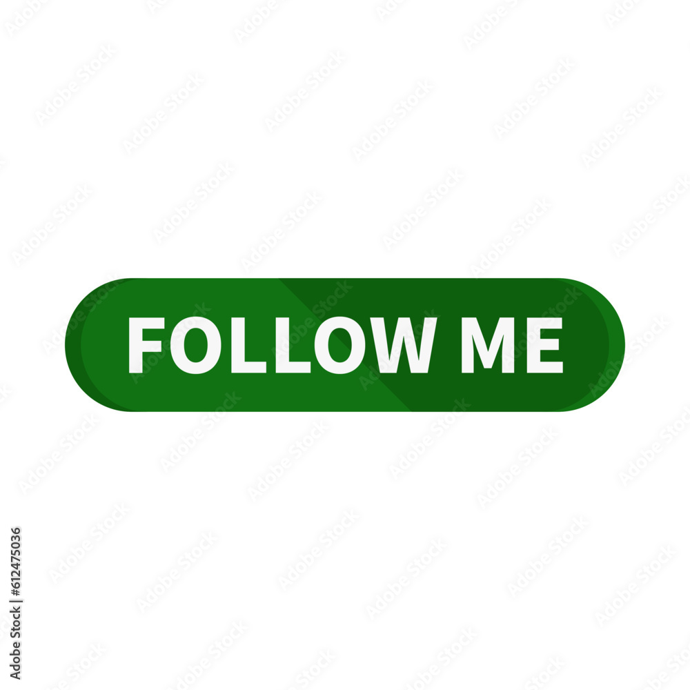 Follow Me Button In Green Color With Rectangle Shape
Follow Me Button In Green Color With Rectangle Shape