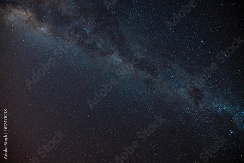 Scenic shot of the Milky Way on a dark sky background