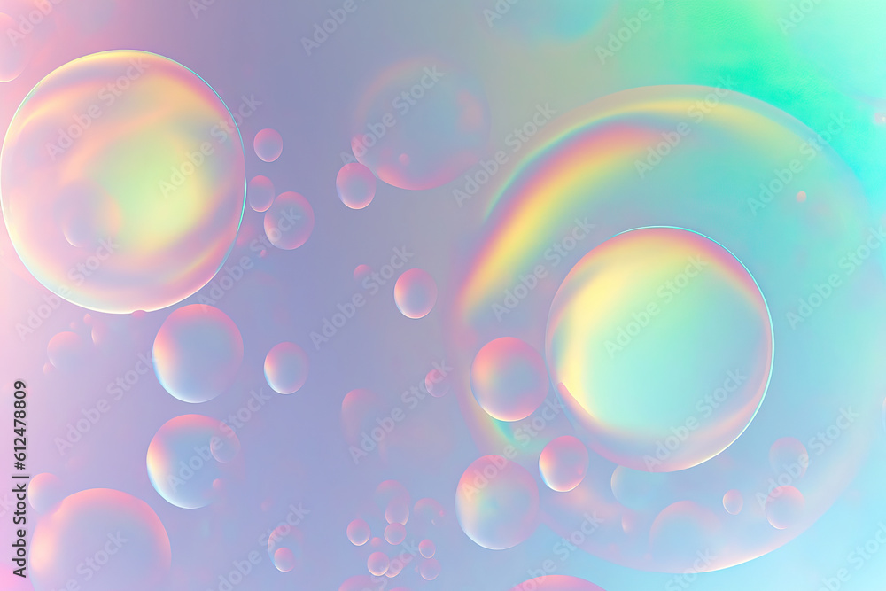 abstract colorful bubbles,abstract colorful background,Abstract Faded holographic Matte gradient effect soft color 