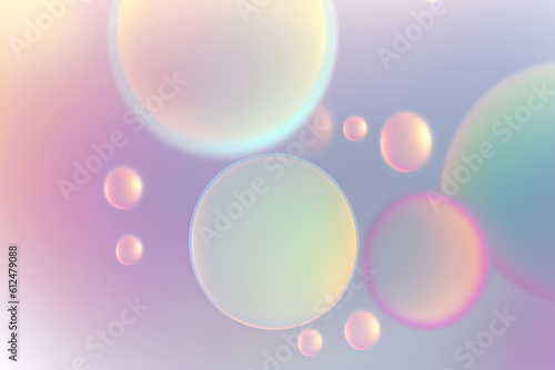 abstract colorful bubbles,abstract colorful background,Abstract Faded holographic Matte gradient effect soft color 