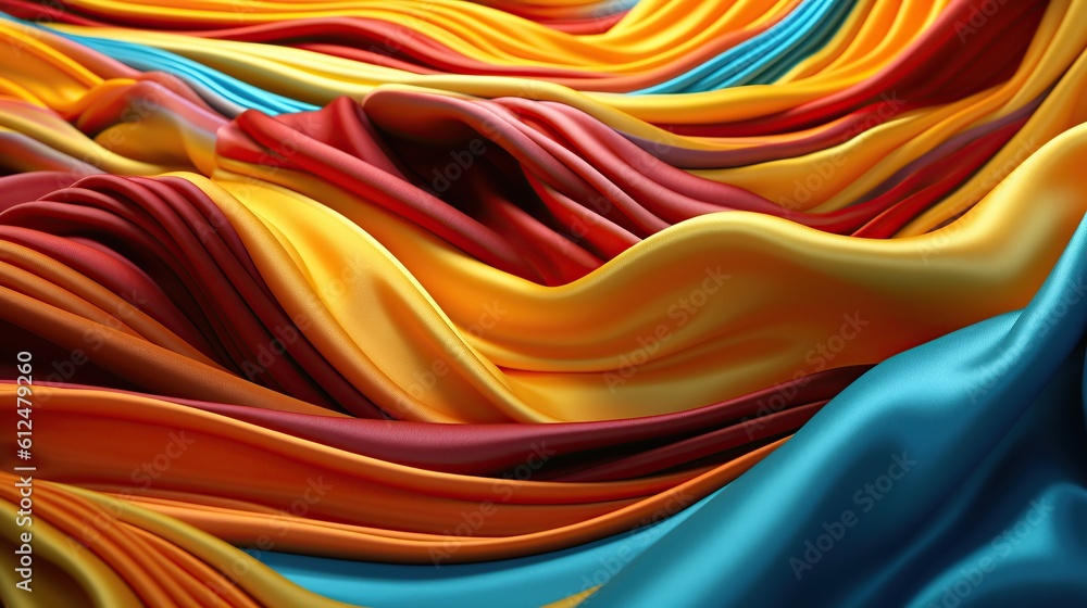Abstract folded cloth generated AI Abstract folded cloth generated AI