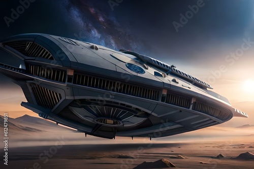 Futuristic Spaceship Design, Sci-fi Technology