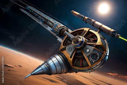 Futuristic Spaceship Design, Sci-fi Technology photo