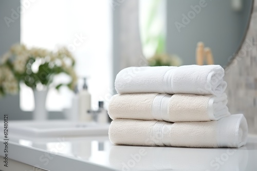 Towels laundry, generative ai © inspiretta