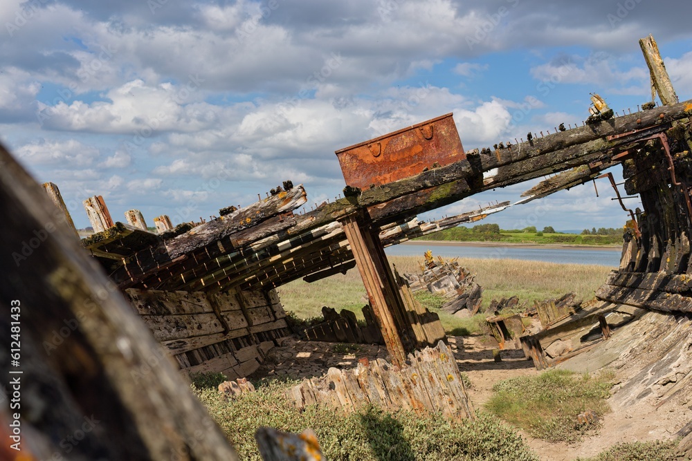 wreck of a boat