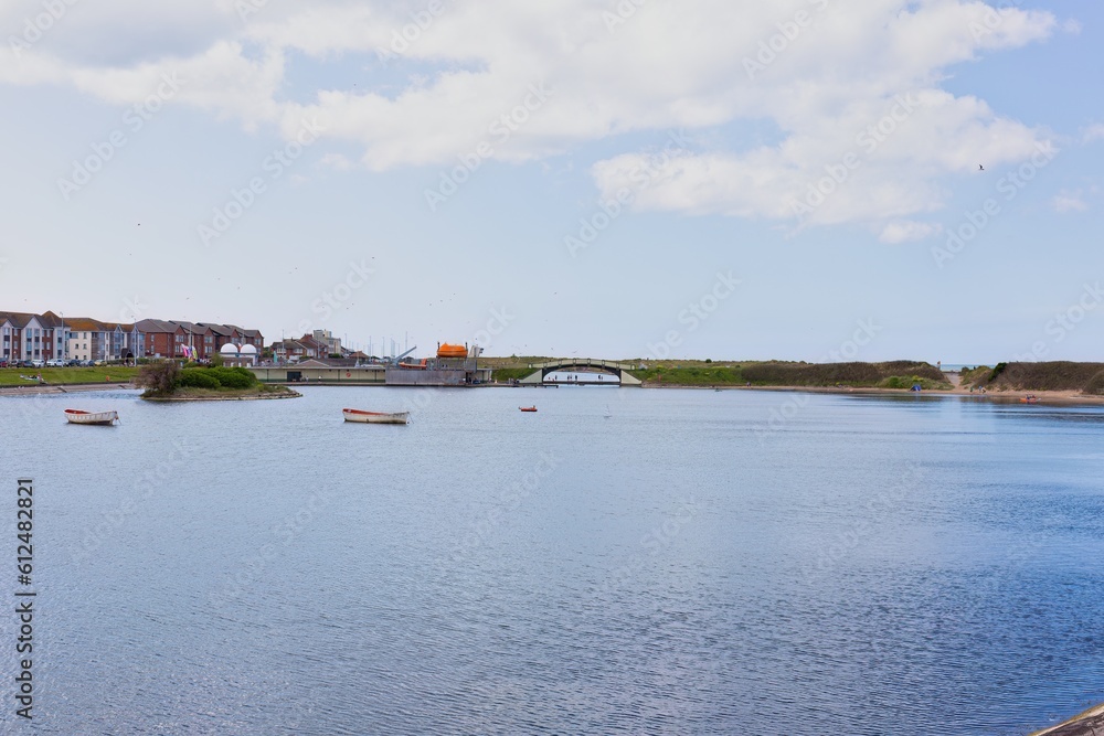 Fototapeta premium view of the lake