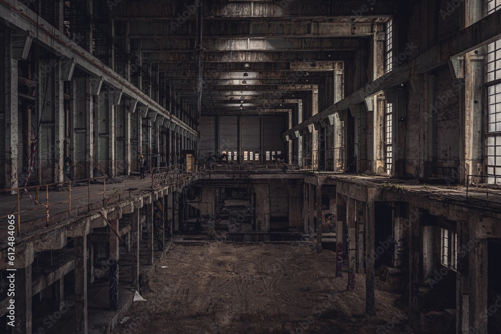 Hall of a Power Plant