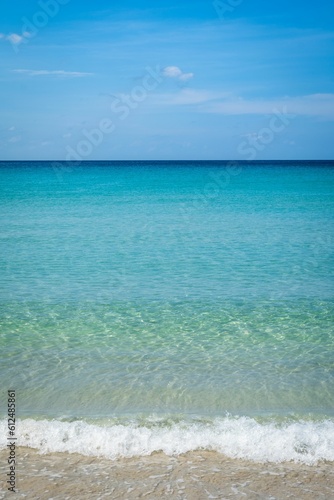 Beautiful shot of clear water sea from the beach © Uskarp/Wirestock Creators