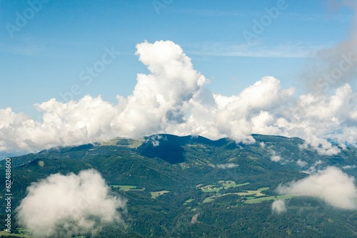 Beautiful shot of a mountainous landscape near the Zirbitzkogel mountain in Styria, Austria
