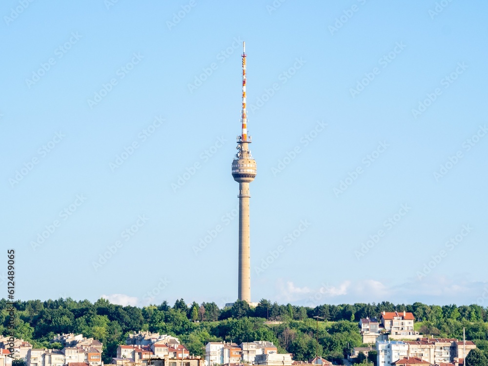 Naklejka premium TV Tower in Ruse, Bulgaria