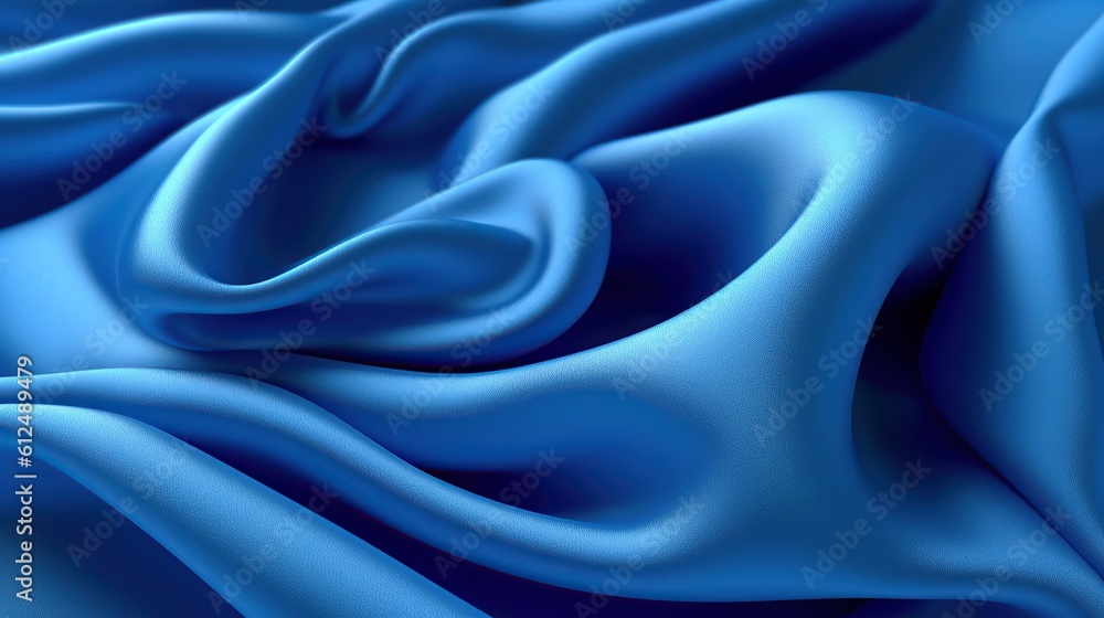 Obraz premium Background blue cloth A professional 3d rendering generative AI