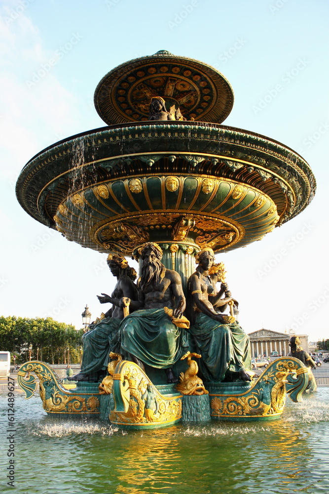 Plaza de la Concordia, Concordia, parís, paris, francia, monumento, europa, turismo, franceses, francés, frances, estatua, escultura, cielo, fuente