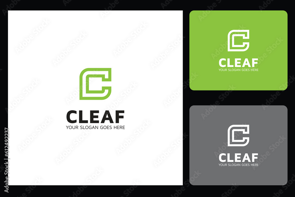 Leaf C Letter Logo Design Template Leaf C Letter Logo Design Template