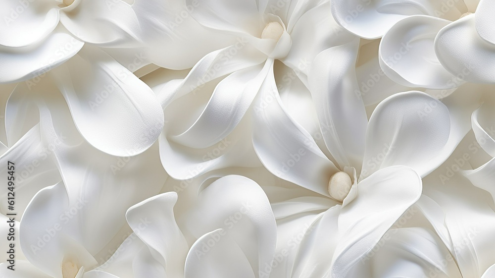 Fototapeta premium white flower background