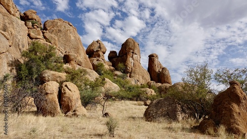 Felsformationen in Namibia, Landschaftspanorama