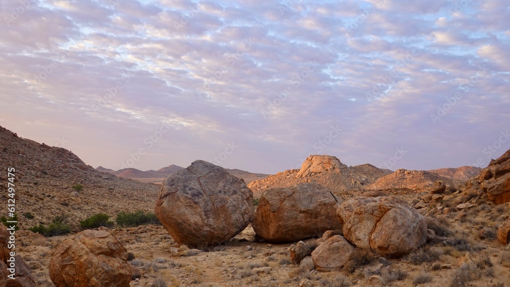 Obraz premium Felsformationen in Namibia, Landschaftspanorama