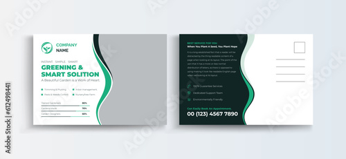 postcard, garden, landscape, template, design, banner, service, lawn, grass, ad, flyer, maintenance, care, spring, poster, green, creative, farm, plant, modern, magazine, fall, set, gardening, adverti
