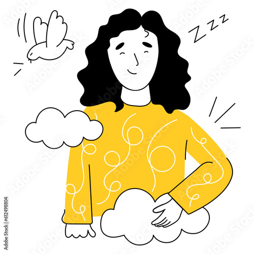 Woman Dreaming